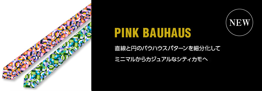 NEW TIE PINK BAUHAUS